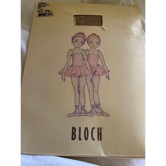 Bloch Endura Footless Tights For Children L.Tan CHM 88% Nylon 12% Spandex - Picture 11 of 12